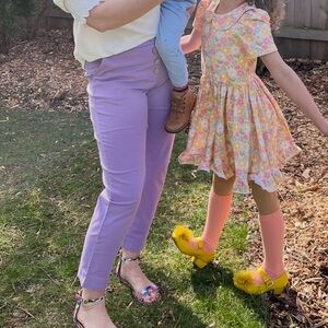 Purple Women's cotton pants